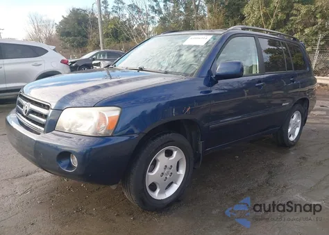 2007 Toyota Highlander Limited V6 from USA, damaged, VIN JTEEP21A270197263